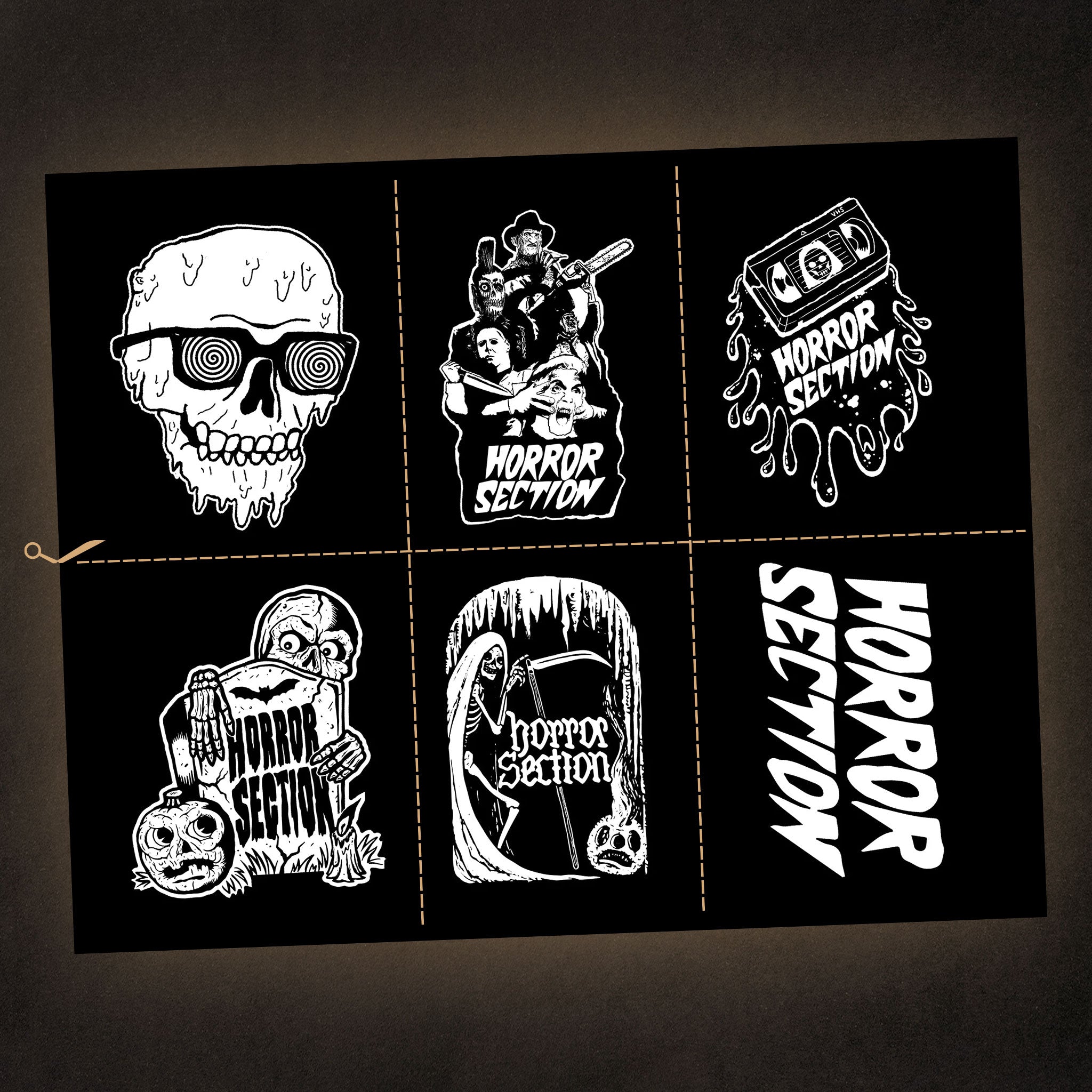 Uncut Patch Sheet with 6 Designs!