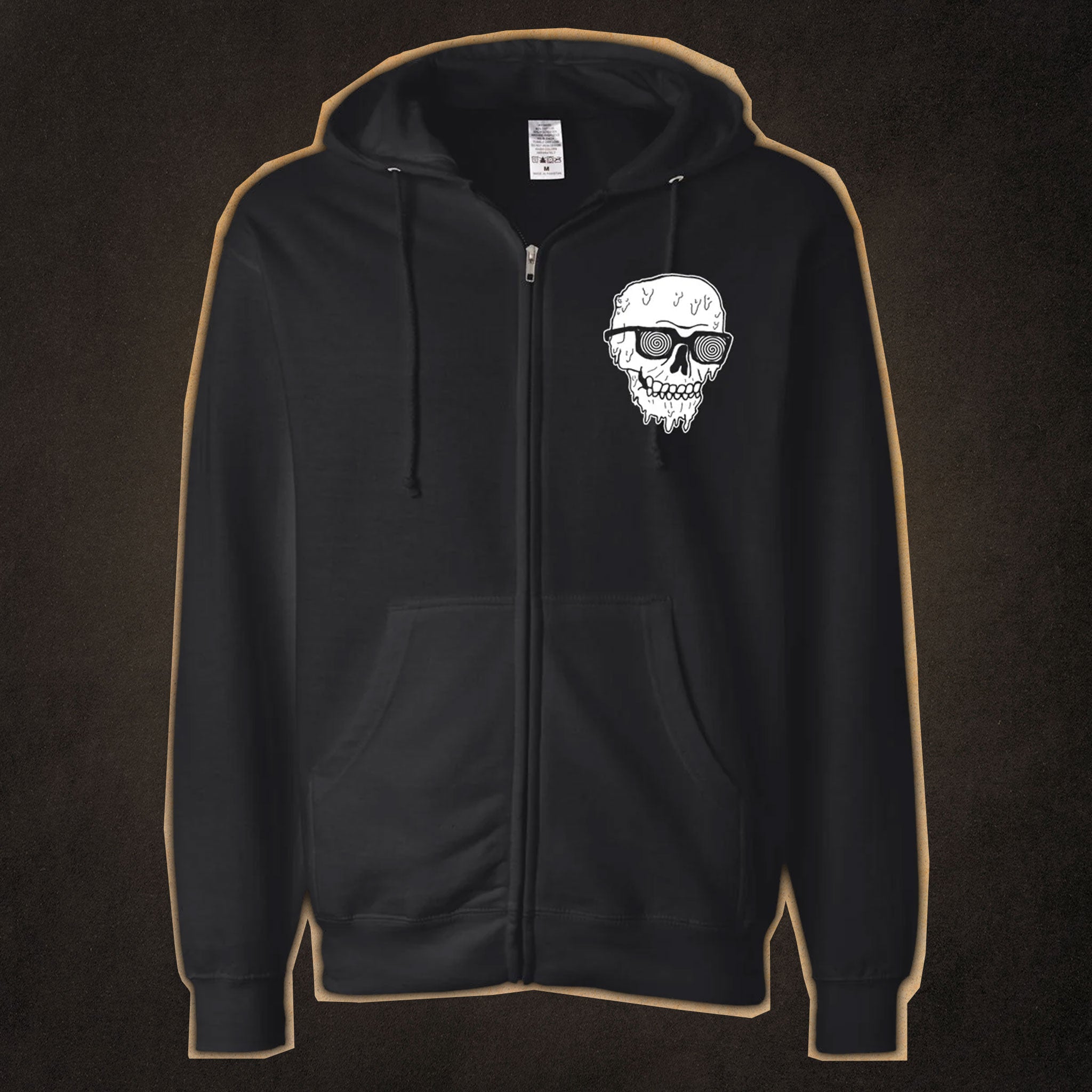 Drippy Skull / VHS Zip Up Hoodie