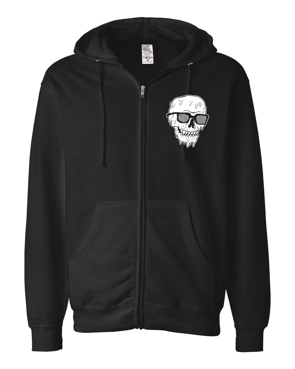 Drippy Skull / VHS Zip Up Hoodie