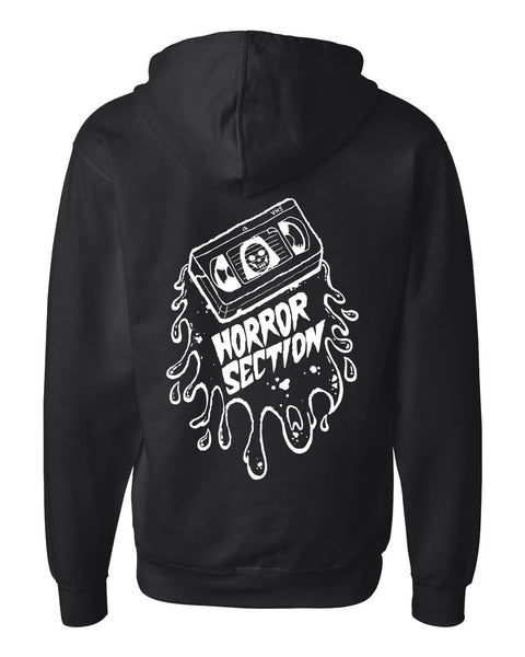 Drippy Skull / VHS Zip Up Hoodie